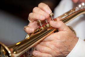 Music Brass Instrument hand