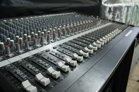 soundbar in studio close up