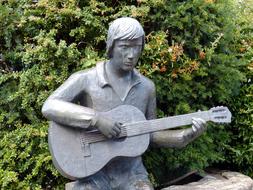 Guitar Music Instrument Player statue