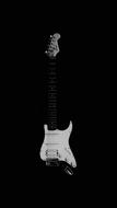 Dark white Electric Guitar