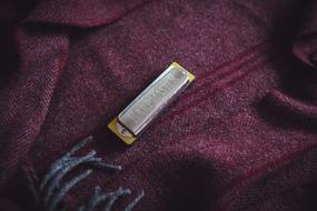 Harmonica Instrument silver
