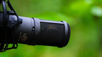 Sound black microphone