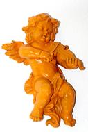 Angel plays Violin, vintage figurine