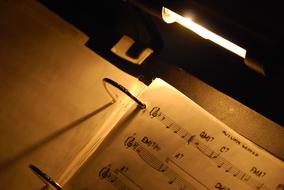 Music Notes Score text