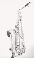 Saxophone, Black And White drawing