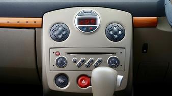 Car grey Dashboard