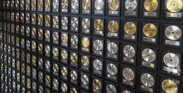 collection of gold and silver discs