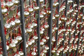 Taiwan Relief temple bells