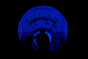 analog gauge at darkness