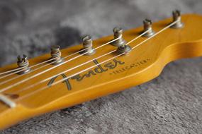 head of Guitars Close up