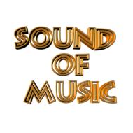 sound of music gold text