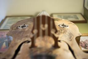 old Violin, soft focus, detail