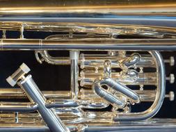 Euphonium Brass Instrument close-up