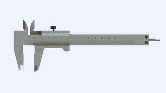 caliper instrument grey
