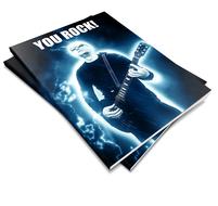 clipart of music rock magazine