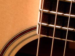 Guitar Acoustic Music macro photo