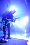 Concert Guitar Lights person