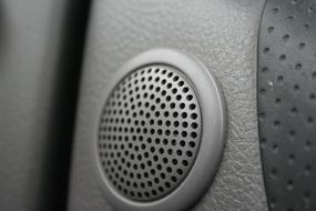 grey luxury Car Speaker