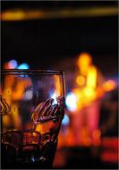 Band Music glass