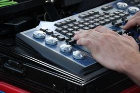 Mixer Music Sound hand