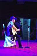 Guitarist Singer on stage
