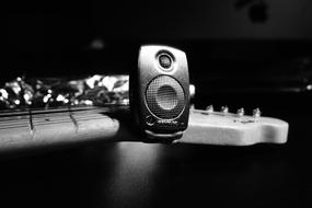Genelec Sound black and white