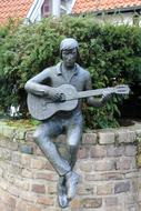 Guitar Musician statue