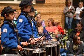 Marching Band Parade people