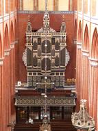 gorgeous Organ in Church, germany, Wismar