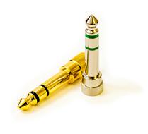 Jack Plug Audio gold and silver