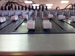 Sound console panel