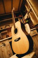 Guitar wood dorm room