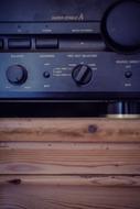 buttons on the music speaker close-up