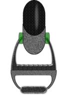 microphone black green