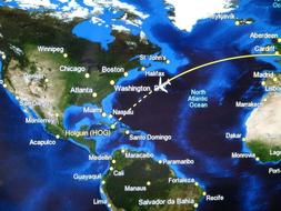 The Route Of The Aircraft