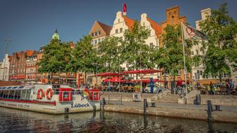 Lubeck Historic Center, Waters