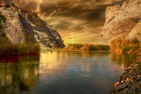 pillows Landscape Lake Mountain
