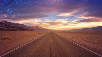 Road Away in Death Valley