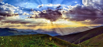 gorgeous Sunset Dawn Nature