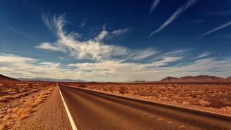 splendid Road Nevada Clouds