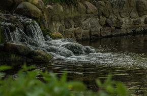 waterfall at wild stone wall