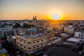 unusually beautiful Barranquilla Sunset