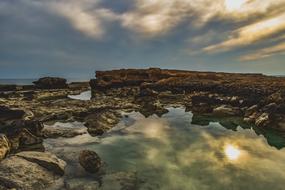 landscape of Rocky Coast