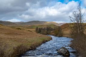 Landscape of River in Scotland