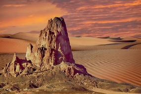 red rocks and dunes