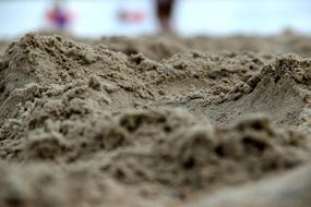 macro photo of sea sand texture