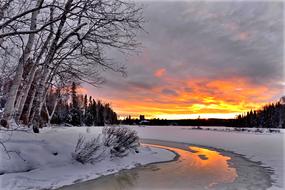 attractive Sunset