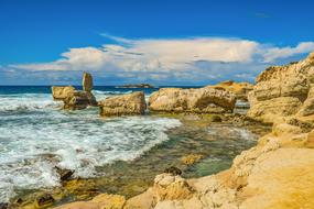 landscape of Rocks Sea Nature
