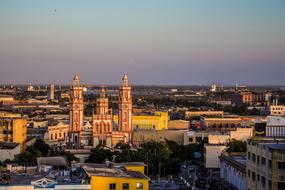 Barranquilla Sunset city
