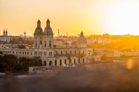 Landscape of Barranquilla at Sunset